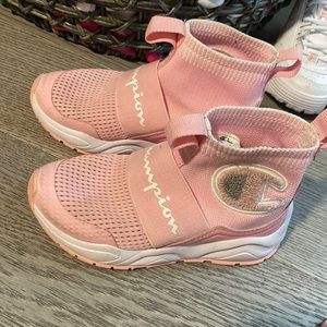 Girls pink champion sneaker